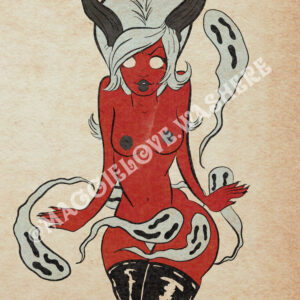 Bodacious Devil Print - Maggie Love
