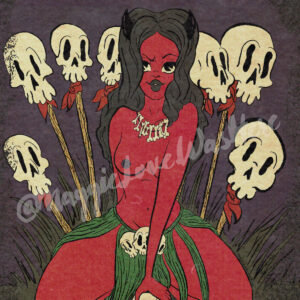 Tiki Devil Print - Maggie Love
